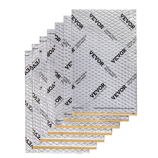 Car Sound Deadening Mat, 50 mil 4.8sq.m Car Sound Dampening Material, Butyl Automotive Sound Deadener, Noise Insulation and Vibration Dampening Material for Car