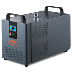 Industrial Water Chiller, KH-6000, 200W Industrial Water Cooler Cooling System with Compressor 12 L Water Tank Capacity 7.8 L/min Max Flow Rate, for CO2 Laser Engraving Machine Cooling Machine