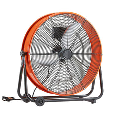 Drum Fan 24 In High Velocity Industrial Infinitely Variable Speed 7935CFM
