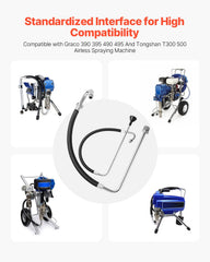 Suction Hose Tube and Reflux Line Sets Airless Paint Sprayers Tool Part