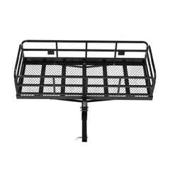 60" x 24" x 14", Hitch Cargo Carrier, 500 lbs Capacity Hitch Cargo Carrier with Anti-Rattle Hitch Stabilizer, Folding Hitch Mount Cargo Carrier with Pins and Latches, Fit for SUVs/Pickup Trucks