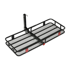 60" x 24" x 6", Hitch Cargo Carrier, 500 lbs Capacity Hitch Cargo Carrier with Cargo Net with Hook & Waterproof Cargo Bag, Folding Hitch Mount Cargo Carrier with Ratchet Straps, Fit for SUVs