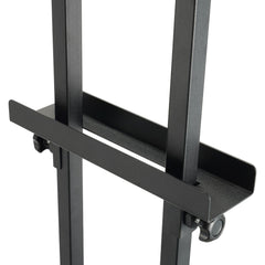 Poster Stand, Adjustable Height Up to 75", Double-Sided Heavy Duty Pedestal Sign Holder, Floor Standing Sign Holder Banner Stand with Shock-absorbing Base for Display, for Board and Foam, Black