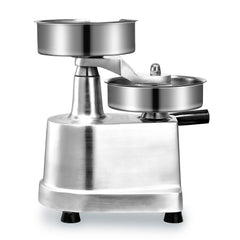 Commercial Burger Patty Maker, 150mm Hamburger Beef Patty Maker, Heavy Duty Food-Grade Stainless Steel Bowl Burger Press Machine, Kitchen Meat Forming Processor with 1000 Pcs Patty Papers