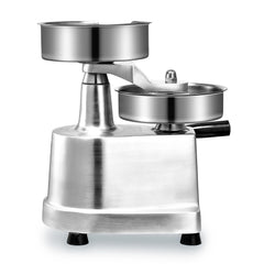 Commercial Burger Patty Maker, 150mm Hamburger Beef Patty Maker, Heavy Duty Food-Grade Stainless Steel Bowl Burger Press Machine, Kitchen Meat Forming Processor with 1000 Pcs Patty Papers