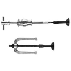 Blind Hole Collet Bearing Race and Seal Puller Extractor Kit, Slide Hammer Pilot Insert Inner Internal Bearing Removal Tool Set, 10 Adjustable Collects and Counterstay, 16 PCS