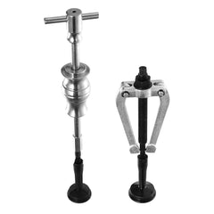 Blind Hole Collet Bearing Race and Seal Puller Extractor Kit, Slide Hammer Pilot Insert Inner Internal Bearing Removal Tool Set, 10 Adjustable Collects and Counterstay, 16 PCS