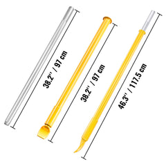 Tire Bead Breaker Slide Hammer, 117.5 cm Length Tire Slide Hammer, Heavy Duty Steel Tire Changing Tool, Tire Breaker Bar for Car Truck Trailer Tire Removal