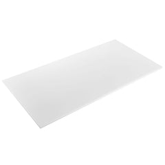 HDPE Plastic Sheet Board, 1 Pack High Density Polyethylene Sheet Plastic Panel, 610 x 1219 mm 13 mm Thick Customizable Plastic Panels, for DIY Crafts, Heavy Duty Industrial Equipment, White