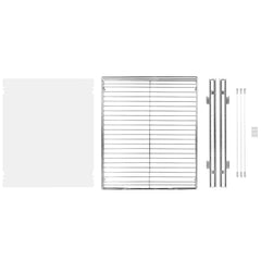 18.5"Wx21"Dx3.5"H Pull Out Cabinet Organizer, Heavy Duty Slide Out Pantry Shelves, Steel Roll Out Drawers, Sliding Drawer Storage for Home Under Sink, 20"Wx22"Dx7"H Install Size for Cabinet