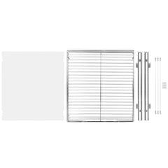 Pull Out Cabinet Under Sink Organizer 20 x 21 Inch Wire Drawer Basket