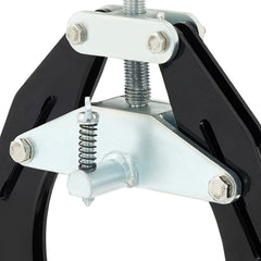 Pipe Clamp, 2 to 6 in, High Strength Ultra Clamp with Quick Acting Screws, Steel Pipe Alignment Tool with Lightweight Design, Black
