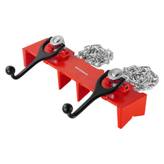 Pipe Welding Vise, 1/2 to 8-inch Pipe Welding Clamp with Dual Chains & Crank Handles, Heavy-Duty Cast Iron Welding Vise for a Variety of Pipes