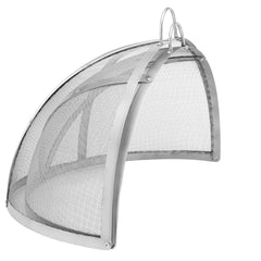 Firepit Spark Screen Lid, 36" Diameter, Outdoor Firepit Ring Cover Round Accessories, Fire Pit Metal Cover, Easy-Opening Stainless Steel Fire Ring Covers for Outdoor Patio Fire Pits Backyard