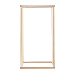 Wedding Flower Stand, 10PCS 40cm Column Flower Stand, Floral Stands with Acrylic Laminate, Gold Rectangular Floral Display Rack for Wedding, Party, Birthday, Home, Gold Centerpiece Stands