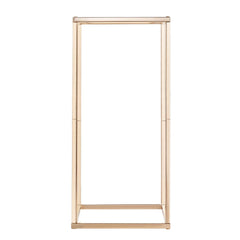 Wedding Flower Stand, 10PCS 60cm Column Flower Stand, Floral Stands with Metal Laminate, Gold Rectangular Floral Display Rack for Wedding, Party, Birthday, Home, Gold Centerpiece Stands
