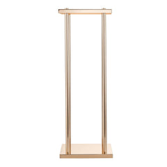 Wedding Flower Stand, 10PCS 80cm Column Flower Stand, Floral Stands with Metal Laminate, Cylindrical Cubic Floral Display Rack for Wedding, Party, Birthday, Home, Gold Centerpiece Stands