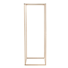 Wedding Flower Stand, 10PCS 80cm Column Flower Stand, Floral Stands with Metal Laminate, Gold Rectangular Floral Display Rack for Wedding, Party, Birthday, Home, Gold Centerpiece Stands