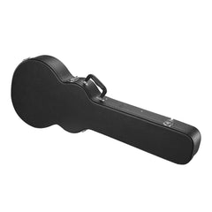 Electric Guitar Hard Case, 1050 mm Gourd-Shaped Guitar Hard Case, With Lock Latch Key Handle, PVC Padding Soft Lining Water-Resistant Hard Shell Guitar Cases, for 990 mm LES Paul Guitars, Black