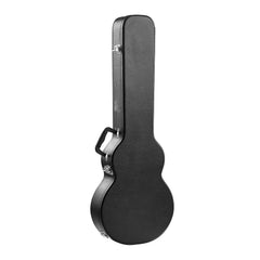 Electric Guitar Hard Case, 1050 mm Gourd-Shaped Guitar Hard Case, With Lock Latch Key Handle, PVC Padding Soft Lining Water-Resistant Hard Shell Guitar Cases, for 990 mm LES Paul Guitars, Black