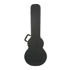 Electric Guitar Hard Case, 1050 mm Gourd-Shaped Guitar Hard Case, With Lock Latch Key Handle, PVC Padding Soft Lining Water-Resistant Hard Shell Guitar Cases, for 990 mm LES Paul Guitars, Black
