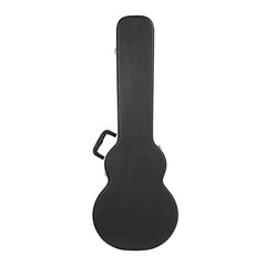 Electric Guitar Hard Case, 1050 mm Gourd-Shaped Guitar Hard Case, With Lock Latch Key Handle, PVC Padding Soft Lining Water-Resistant Hard Shell Guitar Cases, for 990 mm LES Paul Guitars, Black