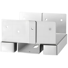 6x6 Post Base 10 Pcs, Inner Size 5.49x5.57inch/139.5x141.5mm Concrete Post Anchor, Heavy-Duty Zinc-Plated Carbon Steel Posts Brackets with 1 Inch Standoff Elevation, for Concrete Pergolas Patio