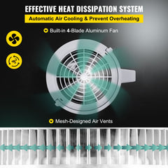 Water Distiller Purifier Pure Water Distiller Filters Water Distillation 4L Internal Stainless Steel with Collection Bottle