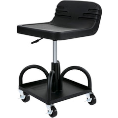 Rolling Garage Stool 300LBS Adjustable Mechanic Work Shop Seat w/Casters