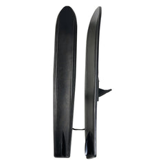 Water Skis 116.8 cm / 46 inch, Water Ski Trainers with X-7 Adjustable Bindings, Double-Handle Rope & Removable Stabilizing Bar, Training Waterskis Combo for Youth Up to 136 kg