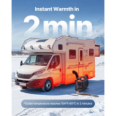 Diesel Heater, 8KW, DC 12V/24V, All in One Portable Diesel Air Heater with Remote Control and LCD Screen, Fast Heating Low Noise, 4.5 L Fuel Tank for Trucks, Vans, RVs, Campers, and Garages