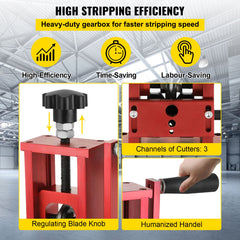 Wire Stripping Machine Cable Stripper 1.5-20 mm Copper Scrap Recycle Tool
