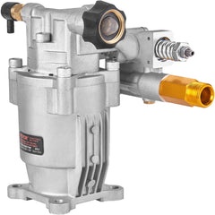 Pressure Washer Pump, 19 mm Shaft Horizontal, 3400 PSI, 2.5GPM, Replacement Power Washer Pumps Kit, Parts Washer Pump, Compatible with Honda, Simpson, RYOBI, Briggs & Stratton, Subaru, Craftsman