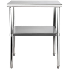 Stainless Steel Work Prep Table Commercial Food Prep Table 30x30x36in