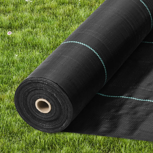 13FTx60FT Premium Heavy Duty Weed Barrier Landscape Fabric, 5OZ Woven Geotextile Fabric Under Gravel, High Permeability for Weed Blocker Weed Mat, Driveway Fabric, Weed Control Garden Cloth