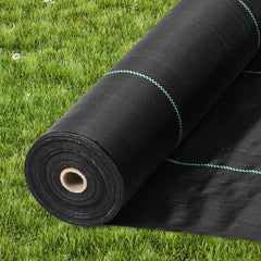 Weed Barrier Landscape Fabric, 3.28*164FT Heavy Duty Garden Weed Fabric, Woven PP Weed Control Fabric, Driveway Fabric, Geotextile Fabric for Landscaping, Ground Cover, Weed Blocker Weed Mat