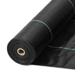 5FTx250FT Premium Heavy Duty Weed Barrier Landscape Fabric, 5OZ Woven Geotextile Fabric Under Gravel, High Permeability for Weed Blocker Weed Mat, Driveway Fabric, Weed Control Garden Cloth