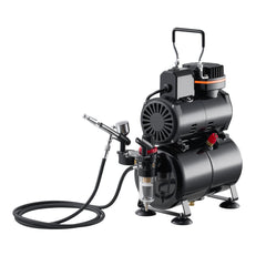 Airbrush Kit Air Brush Kit 1/6 HP Air Compressor Tank 1 Airbrush 3 Tips