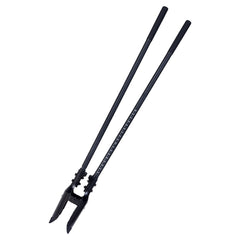 Post Hole Digger, Heavy Duty Post Hole Digger with Fiberglass Handle, Manual Hole Digger with Scale Markings and Metal Blade, Post Hole Digger Tool for Digging Gardening and Outdoors, 1460 mm