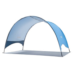 Beach Tent Sun Shelter for 3 Person, UPF 50+ Protection, Portable Sun Shade Canopy with Carrying Bag & Ground Stakes, Lightweight and Easy Setup Beach Umbrella for Camping Fishing Outdoor Picnic