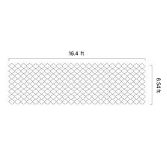 Ground Grid 2-Inch Depth Geocell Grid 16.4x6.5FT / 5000x1980mm for Gravel