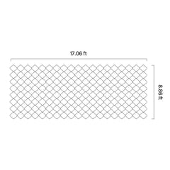 Gravel Grid, 75mm Depth, 5.2 x 2.7m, 853kg Per Sq ft Grass Ground Retainer, Permeable Geo Grids Driveway Stabilization, for Garden, Patio, Walkway, RV Parking Slopes