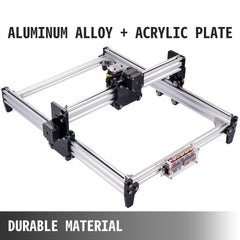 CNC 3040 15000MW CNC Machine 395(X) x 285(Y)Mm Effective Working Area 3040 CNC Router Machine GRBL Control CNC Laser Engraver Machine with 2 Axis Milling Router