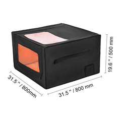 Laser Engraver Enclosure 800 x 800 x 500 mm Fireproof Protective Cover
