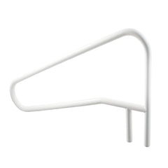Pool Rail, 137.1 x 81.3 cm Pool Handrail, 100kg Load Capacity Heavy Duty Stainless Steel Swimming Handrail, Seamless Welding, Recessed or Base Mount, for Poolside, Water Parks, Spa Centers
