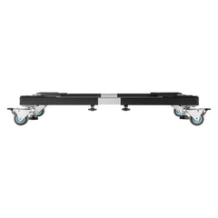 Fridge Stand Mobile Base, 1200 lbs Load Capacity, Washing Machine Stand with 8 Locking Twin Wheels and 4 Brakes, 23-36.6 Inches Adjustable Furniture Dolly for Washer, Refrigerator and Dryer