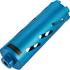 Dry Core Drill Bit, 88.9 mm Diameter 11 Threaded, 241.3mm Depth Diamond Coring Bore Tool with a Pilot Bit & Blade, Masonry Hole Saw Bits for Hard Concrete Brick