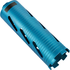 Dry Core Drill Bit, 88.9 mm Diameter 11 Threaded, 241.3mm Depth Diamond Coring Bore Tool with a Pilot Bit & Blade, Masonry Hole Saw Bits for Hard Concrete Brick