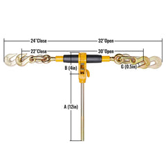 Ratchet Chain Binder 5/16