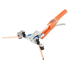 Tubing Bender Kit, 6 mm to 22 mm, Compact Ratcheting Tube Pipe Bender, Forward/Reverse Hand Bending Tool, with 7 Color Aluminium Alloy Dies, for Copper HVAC Air Conditioning Refrigeration Repair